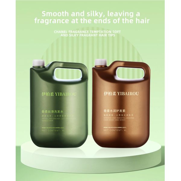 Shampoo et après-shampooing sans sulfate 4L, grand format, expert du cuir chevelu, soulagement des pellicules