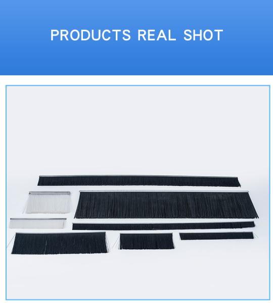 Nylon Bristle Industrial Strip Brush Rust Removal Customized