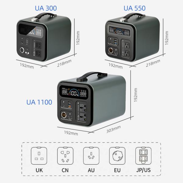Station électrique au lithium portable universelle de 500 W Motocicle intelligent LiFePO4