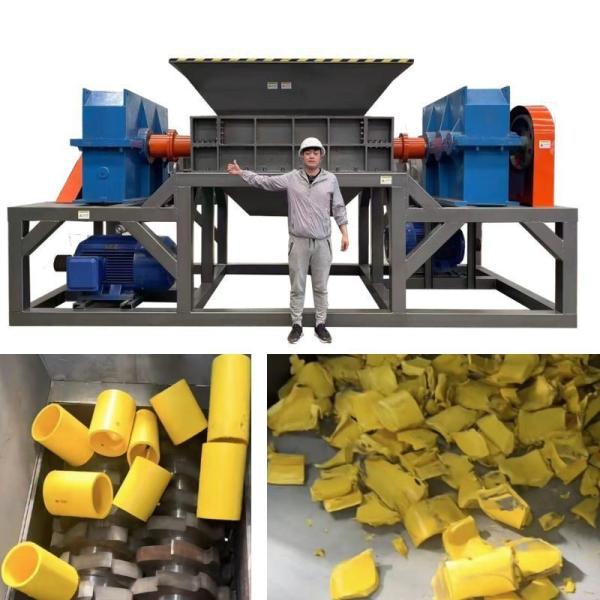 Top Feed Industrial Plastic Shredding Machine for PE PV PVC Recycling at Best