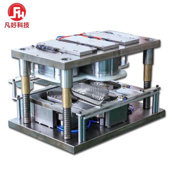 Máquina de fabricação de panelas de recipientes de alimentos de folha de alumínio 45t/55t/63t com 240mm de tração de deslizamento