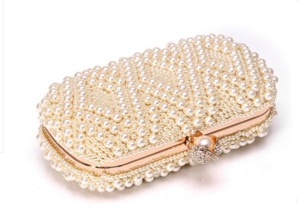 Cross-border new pearl dinner bag European and American lady banquet bag celebrity dress evening bag