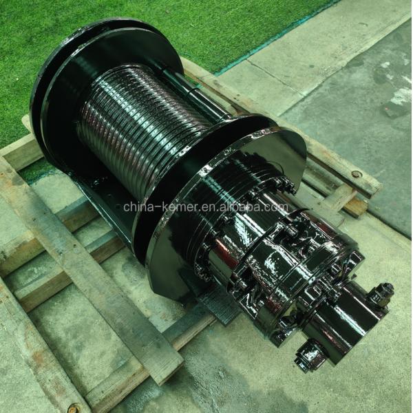 50KN Hydraulic Winch With GM Motor For Crane and Marine Mooring Anchor Winch 11000LBS
