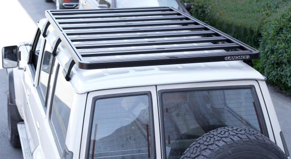 Off-road Roof Rack for NISSAN Y60 Black Powder Coating Luggage Racks Crossbar System