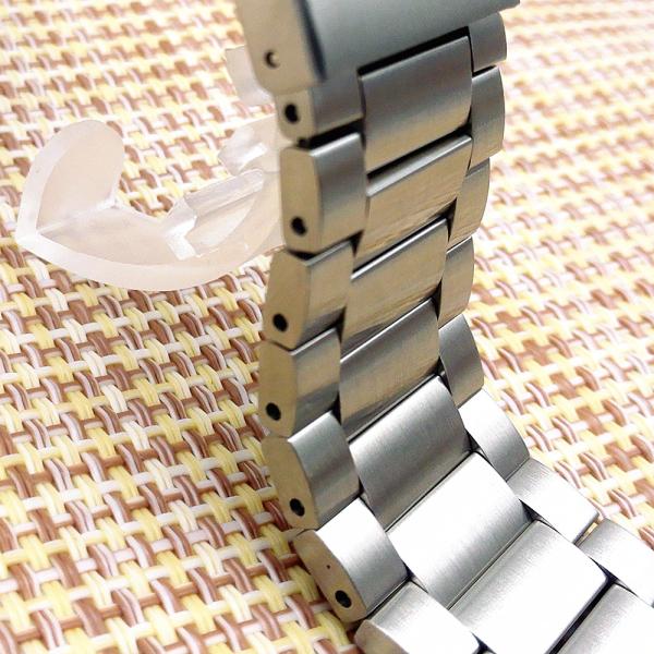 Почищенный щеткой твердый быстрый выпуск ремешка для часов нержавеющей стали 22mm