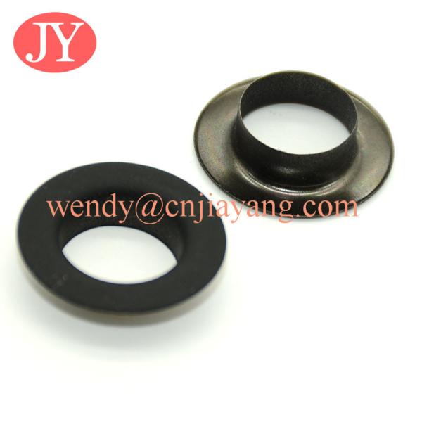 Different size enamel brass metal eyelet with color logo for garment