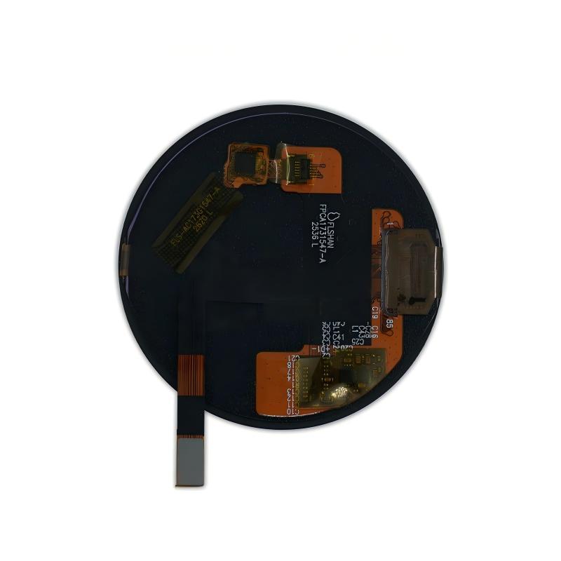 1.7-inch LTPS AMOLED Circular Display with On-cell Touch, 466×466