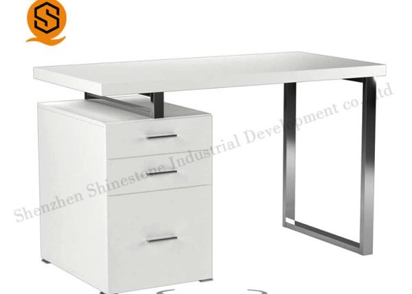 Minimalist I Shape Executive Style Desk Fireproof For Relax Area