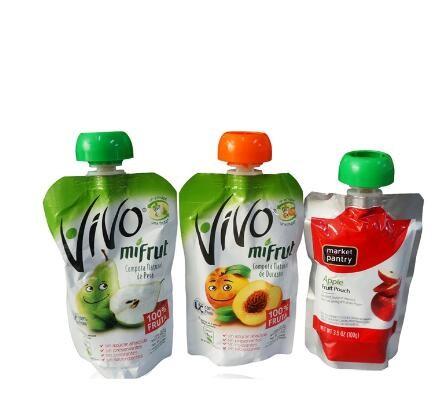 custom design Laminated Material  standing up Plastic spout pouch for Liquid