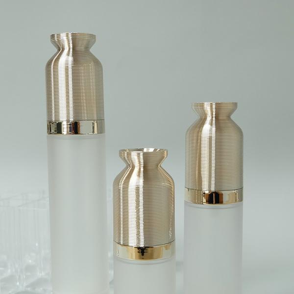 JL-AB126 ODM 50ml Airless Pump Bottles Screw Sealing AS SAN Single Wall