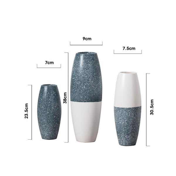 Modern handmade ornament home decoration desktop flower vase craft elegant ceramic flower vase