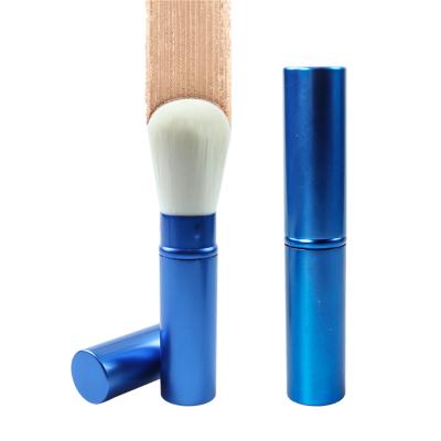 Escova do pó de cara da cor azul única bem-desenvolvida com multi função