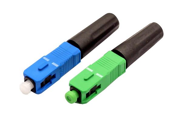 50mm 55mm 60mm Fiber Optic Quick Connector SC APC UPC For FTTH