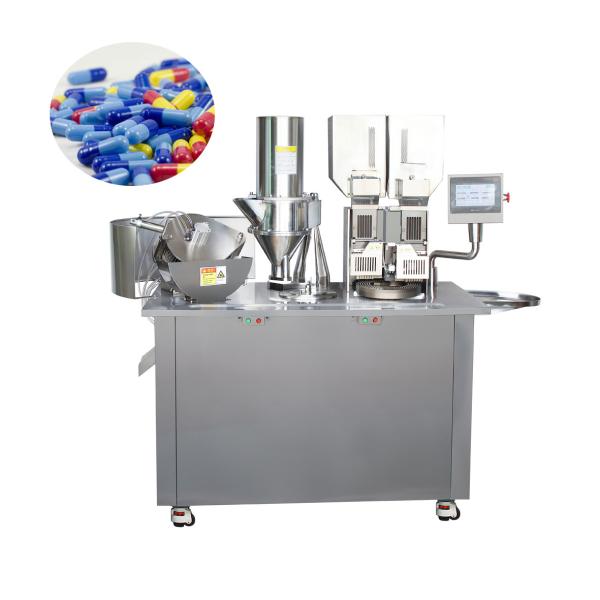Double Head #5 Powder Capsule Filling Machine 36000pcs/Hour
