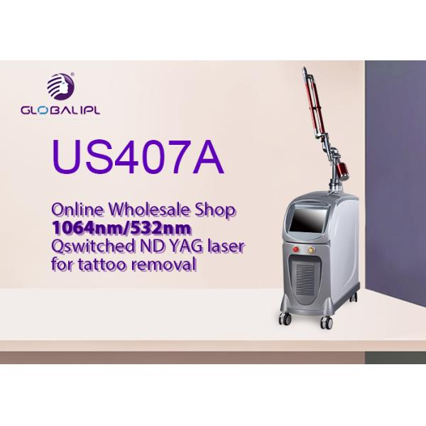 conception de logo d'OEM d'ODM d'équipement de retrait de tatouage de laser de la longueur d'onde 1064nm/532nm