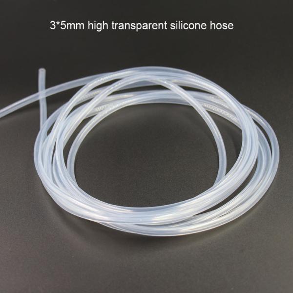 Medical Harmless White Silicone Hose Tube Lightweight Sturdy