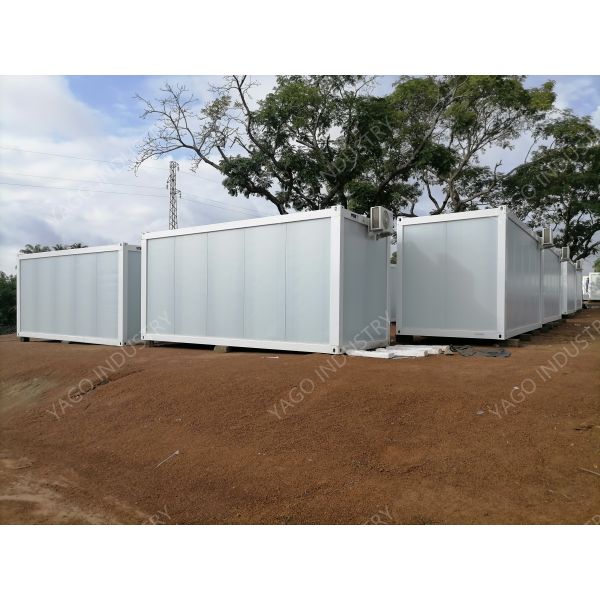 Mining Accommodation Furnished Flat Pack Buildings Container House With Private Bathroom