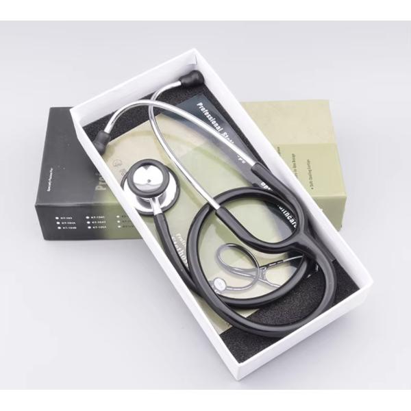 Estetoscopio de titanio MDF con tubo de PVC para equipos de rescate de emergencia médica