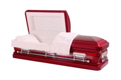 Roseo Finishing Metal Casket Round Corner OEM / ODM Acceptable MC09