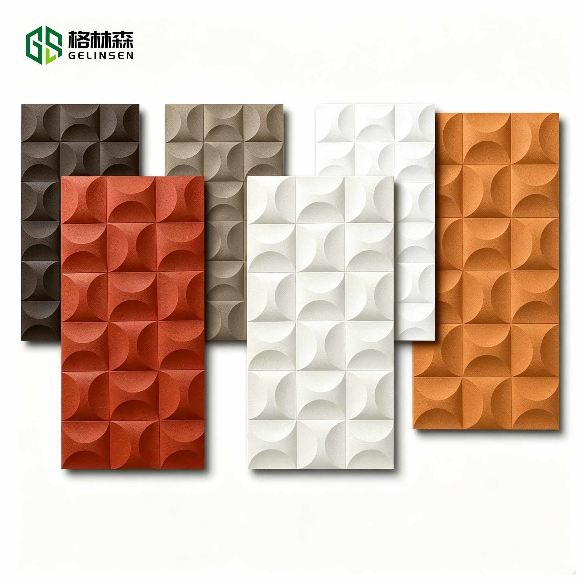 3D Realistic PU Stone Waterproof Wall Panel Geometric Surface for Bar Counter Lift Lobby