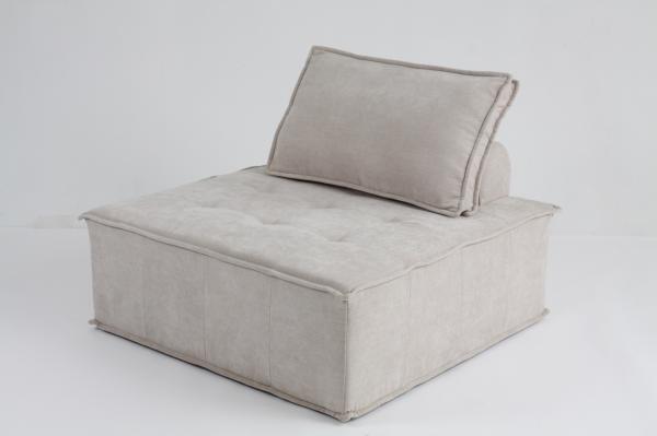 Modern Modular Design Bedroom Ottoman Bench With Comfortable Back