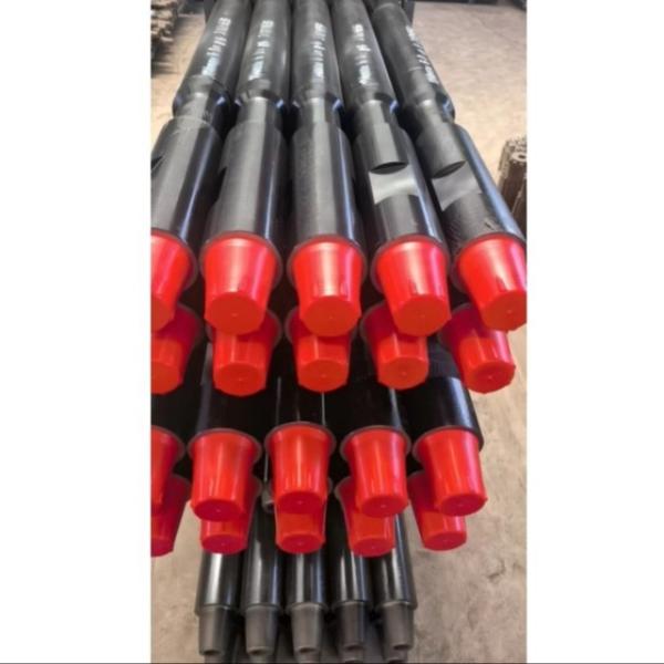 API 3 1-2 REG Carbon Steel Water Well Drill Rod For RTD69 Drilling Machine
