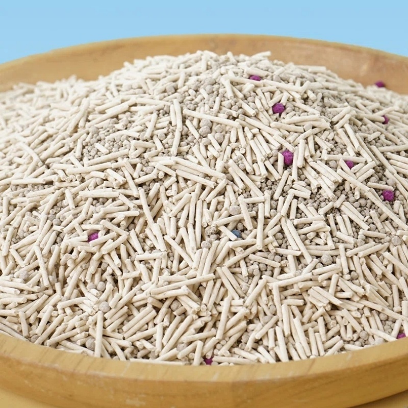 Natural Eco Friendly Flushable Tofu Bentonite Mixed Cat Litter with Superior Strong Clumping Performance
