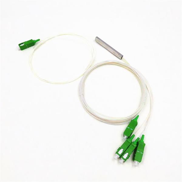 FTTH  1x4 UPC Connector G657A2 Fiber Optical PLC Splitter