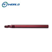 Metal de torneado de aluminio del CNC de la precisión de las piezas que muele el auto trabajado a máquina anodizado rojo