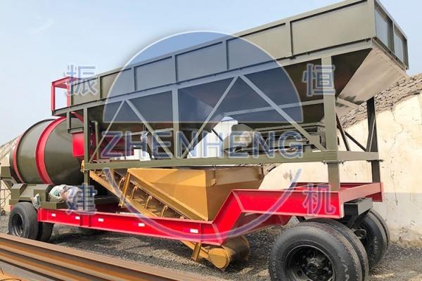 YHZM30 Mini Mobile Concrete Batching Plant For Easy Transportation