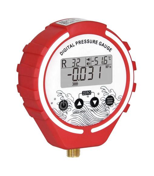 Aluminium valve refrigerant brass vacuum Air Manometer Testing Pressure Gauge Meter