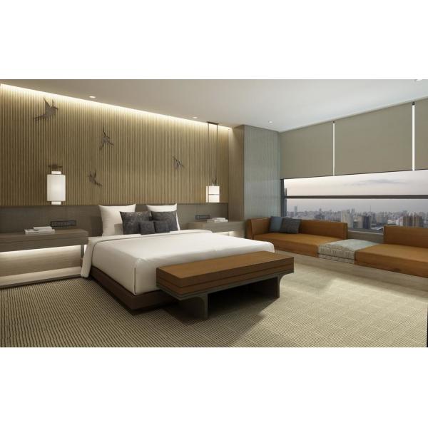 Grand Hyatt Luxury Hotel Furniture Plywood Panel Decorates Top Suites With Large Space
