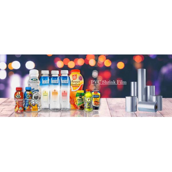 однослойный фильм сокращения жары ПВК 50мик, гибкий фильм Пвк для карманного рукава сокращения