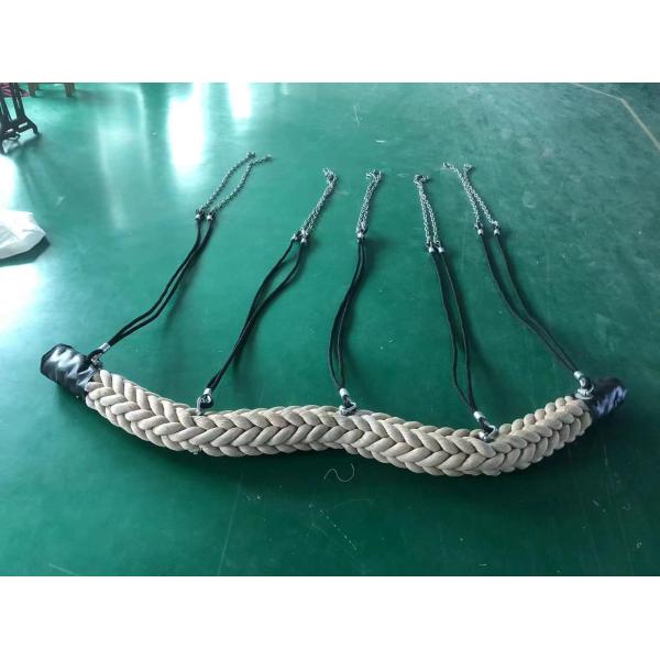 Оборудование спортивной площадки моста веревочки 120mm подвеса качания веревочки на открытом воздухе