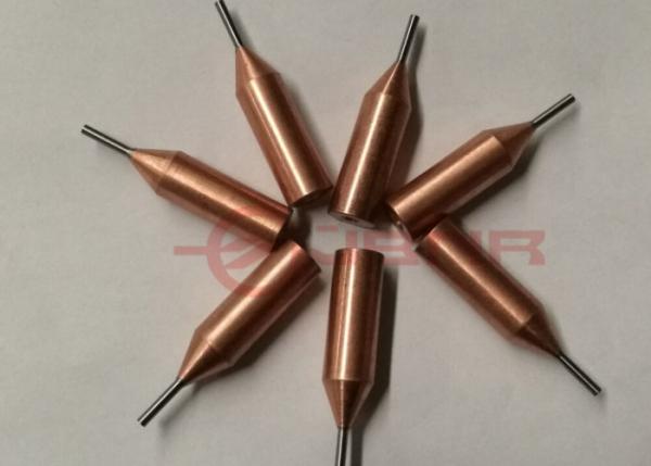 High Creep Resitance Spot Welding Electrode Tips , High Resistivity Pure Tungsten Electrodes