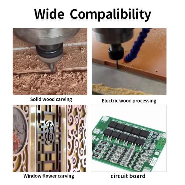 Carbide Tungsten PCB Cnc Corn Teeth Milling Cutter CNC Router Bits Circuit Boards Carbon Fibre Cutting Tools