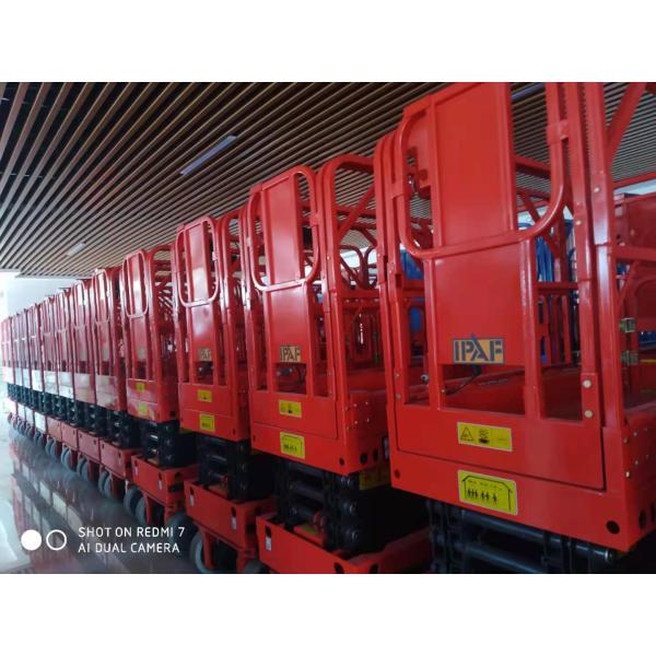 Самоходные электрические воздушные работы Мобильный ножничный подъемник 4 м 6 м 8 м Высота с сертификацией CE