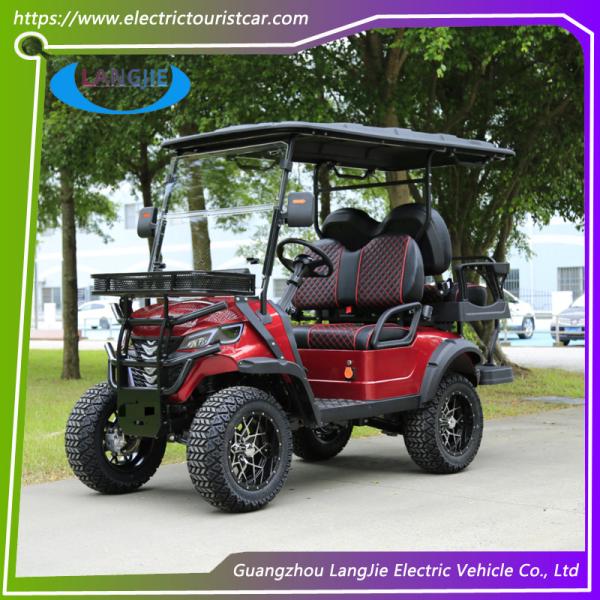 48 вольт 4 сиденья электрический гольф бугги клубный автомобиль прецедентный гольф-коляска с PC ветровым стеклом