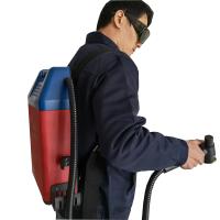 Máquina de limpieza del laser de la fibra de la mochila 50W JPT para el retiro del moho
