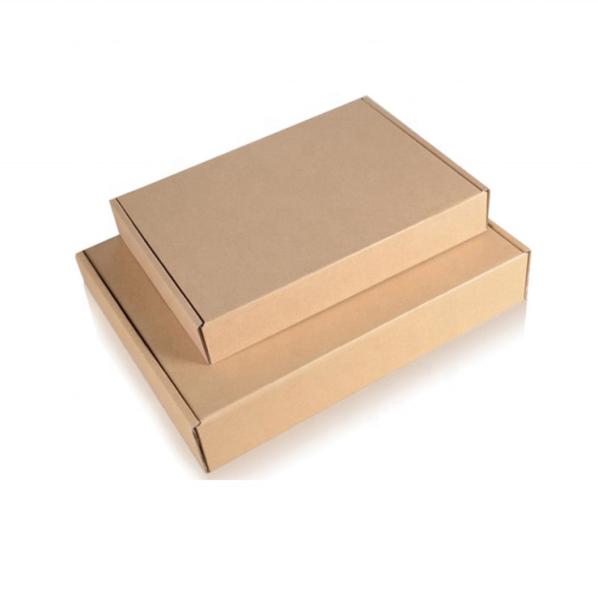 Durable corrugated cardboard boxes in various colors and sizes Brown packaging boxes