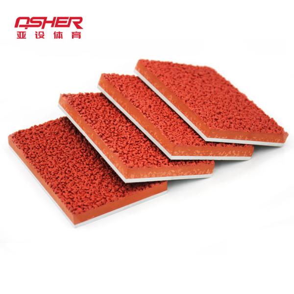 Professional  Hybrid Plastic Running Track  13mm Thick PU And EPDM Materials Short Lead Time For Competitions And Training