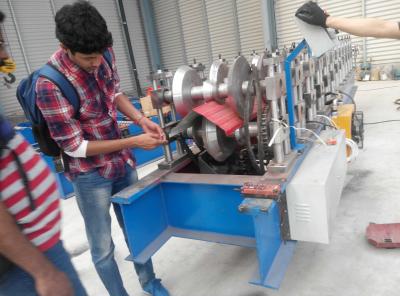 cnc metal tile roofing ridge cap roll forming machine without pressing device