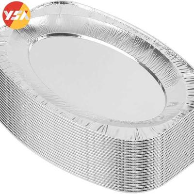Medium Steamer 15cm Alumínio folha de contentores de bandeja para grelhar peixe