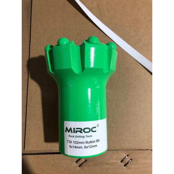 YK05 Tungsten Carbide Threaded Button Drill Bit T38 Diameter 102mm