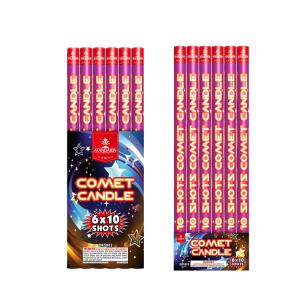 10 Shots Comet Roman Candle Stick Fireworks 2021 Mandarin Pyrotechnics For