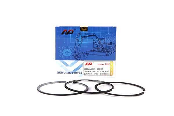 máquina escavadora Engine Piston Ring Kit de 4D87 S6D95-6 4D95 S6D102 PC130-8