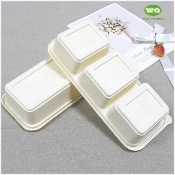Disposable Corn Starch Condiment Dispenser-Sustainable Food packaging Container.Biodegradable Disposable Use Food Box