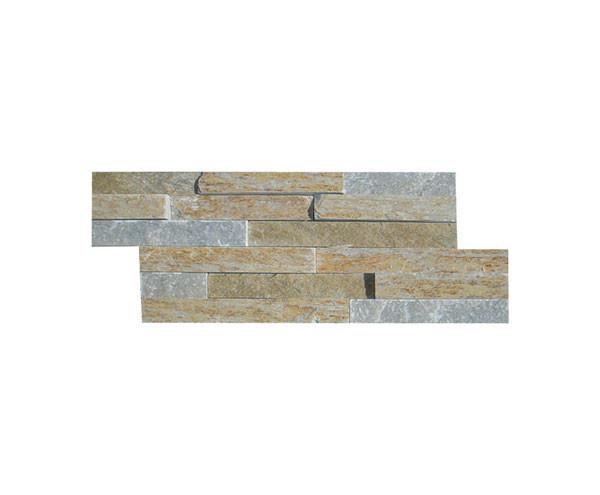 Beige Quartzite Stacked Slate Culture Stone Cladding