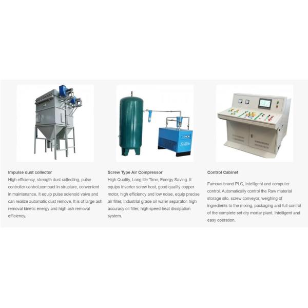 Wall Putty Tile Glue Mixing Machine Dry Mortar Batching And Packing Plant