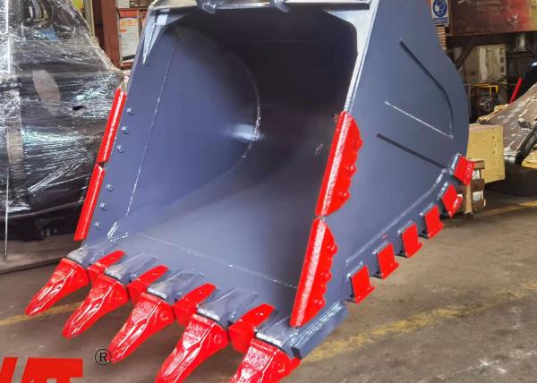 Excavadora Rock Bucket com Hardox400 peso personalizado dentes de trabalho pesado